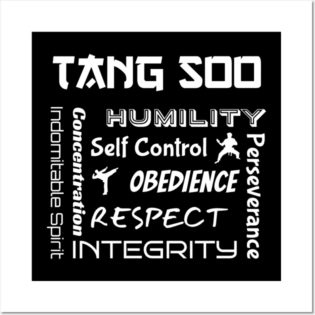 Tang Soo Tenets Wall Art by RRLBuds